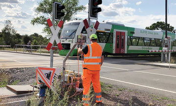 Sicherung von Kabelverlegearbeiten